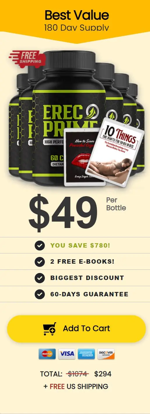 ErecPrime - 6 Bottles
